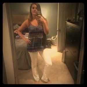 J. Crew Matchstick White Jeans size 29